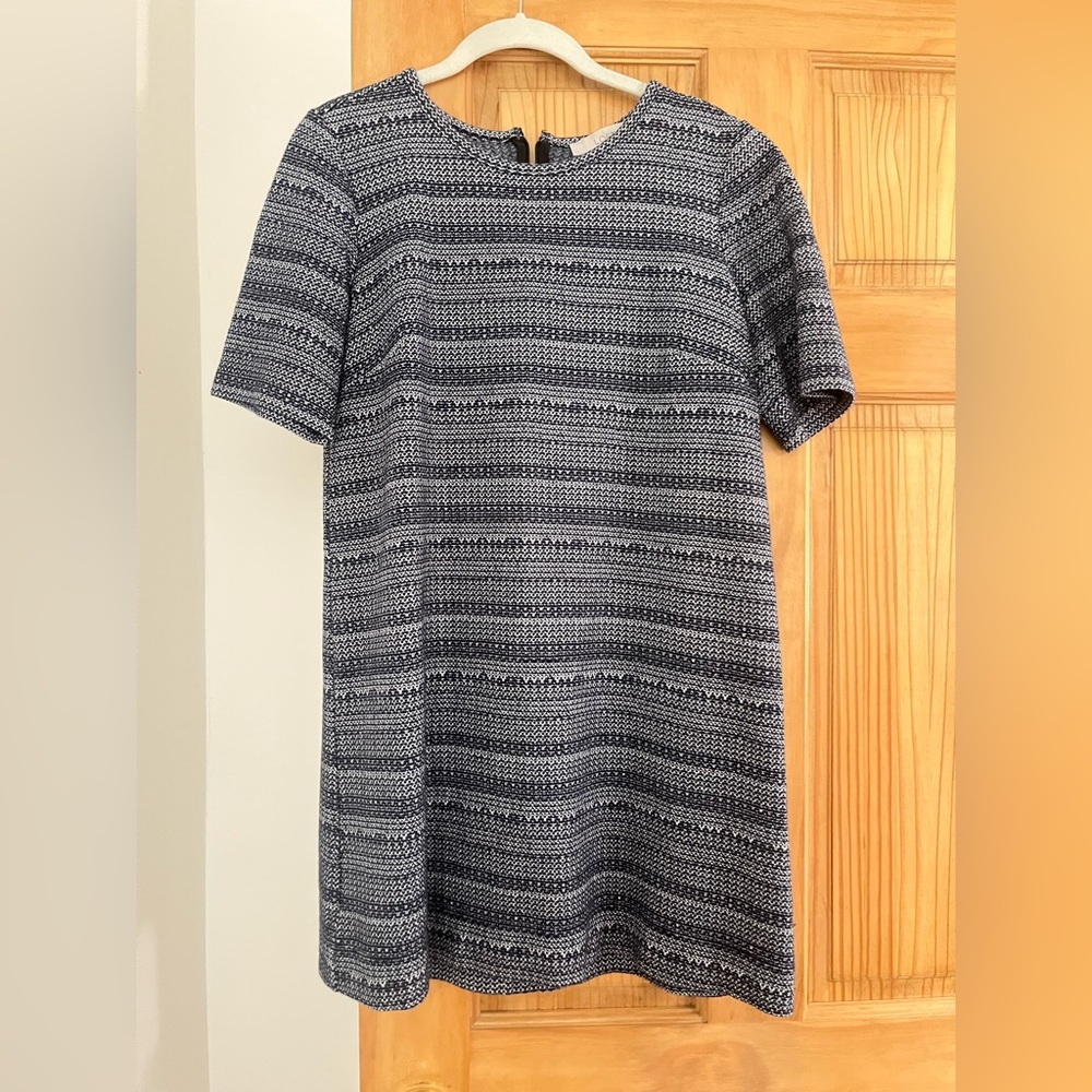LOFT Monochrome Knit Dress